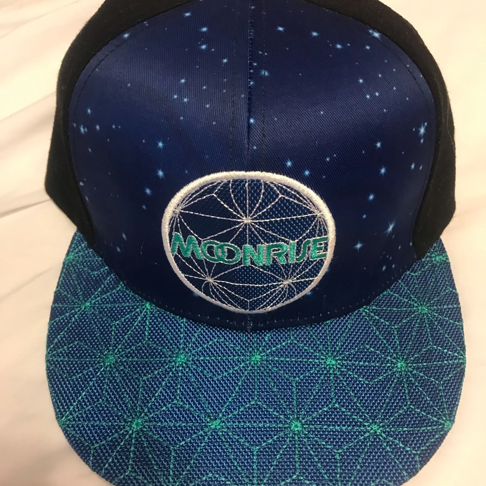 Moonrise edm festival blue SnapBack hat new